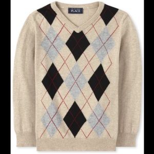 Children’s Place Boys Argyle Sweater